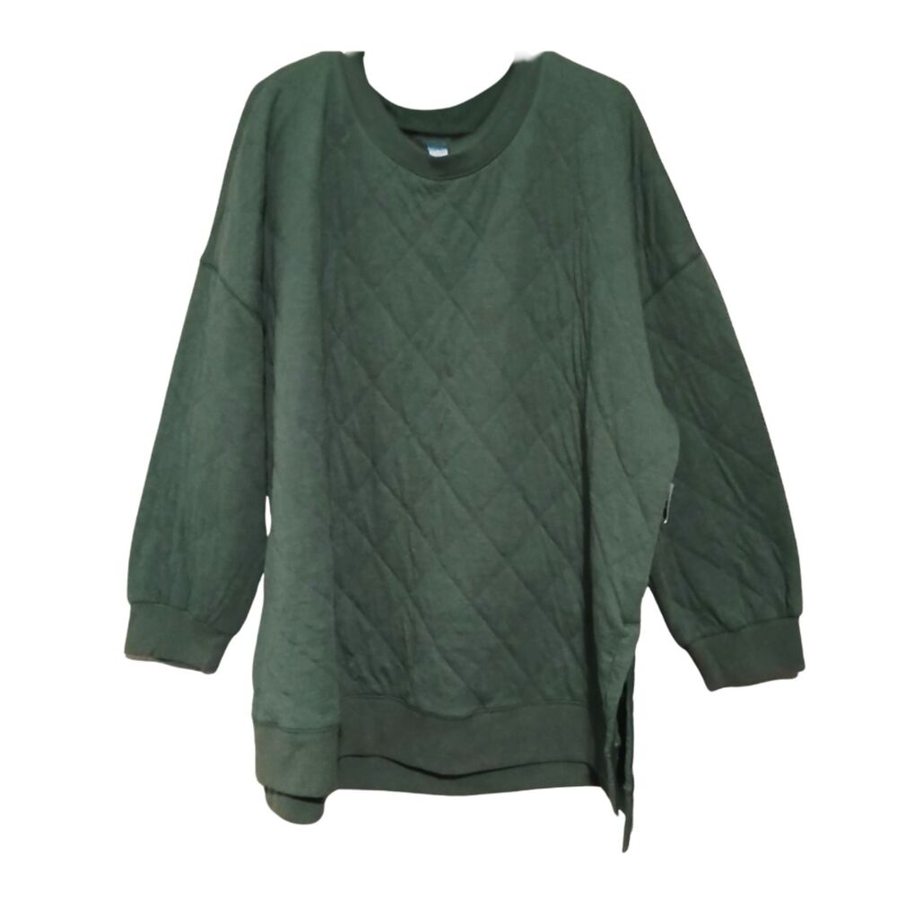 Vintage Quilted Tunic Sweatshirt by Old Navy